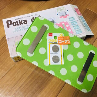 polka dot 体重計