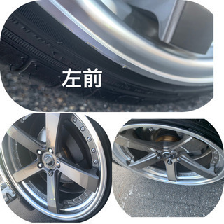 WORK ジースト ST2 20インチ ls460BMW タイヤ付き − 岐阜県