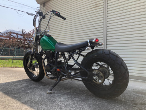 YAMAHA TW200E DG07J スカチューン 動画あり 書類あり フルカスタム　リジットリアサス　スパトラ　アルミオイルクーラー　アルミタンク YAMAHA TW200 フルカスタム リジットフレーム スカチューン YAMAHA