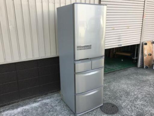 HITACHI 日立 冷凍冷蔵庫 (415L） 5ドア シルバー R-S42BM (S) ビック&スリム 2012年製