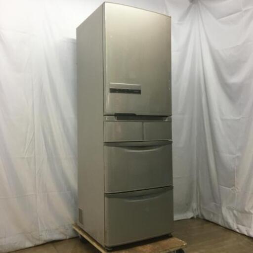 HITACHI 日立 冷凍冷蔵庫 (415L） 5ドア シルバー R-K42E (S) ビック&スリム 2015年製