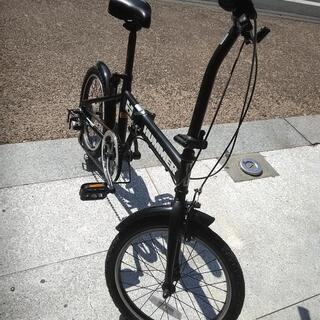 決まりました｣折り畳み自転車 黒