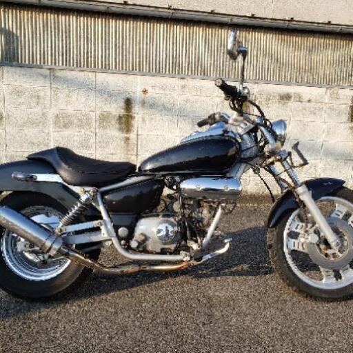 実働！HONDA マグナ50 原付バイク　黒
