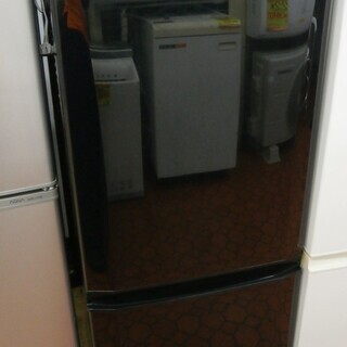 三菱電機 - 【キラキラ】三菱 2017年製 146L 冷蔵庫 三菱 三菱電機 MITSUBISHI 冷蔵庫 146L 右開き 2ドア MR-P15G-H