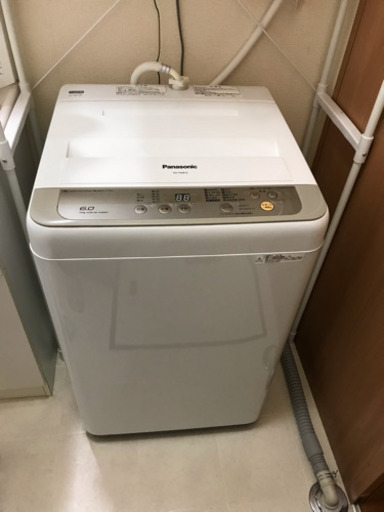 全自動洗濯機 2017年製 Panasonic NA-F60B10