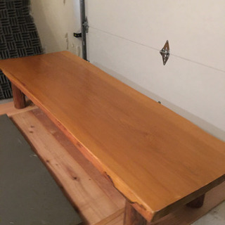 取引き中　ローテーブル/座卓/ちゃぶ台　天然木/一枚板　杉材