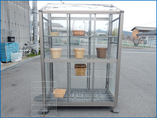 ☆良品☆園芸 ガーデニングに最適 ガラスショーケース 温室 ピカ