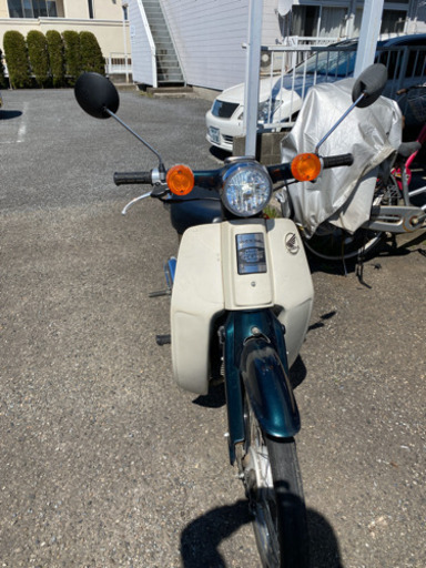 ◆売約済みです◆ スーパーカブ50  前後新品タイヤ付 バッテリー交換済　70cc登録