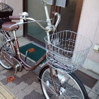 S-TECH 24吋ファミリーサイクル シングル/LEDオート/ブラウン