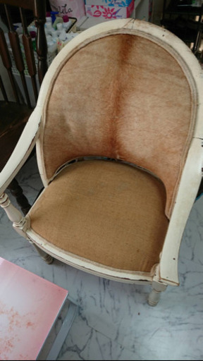 ヴィンテージ椅子１脚　平日、日中引き取り可能な方限定　天王寺区堂ヶ芝