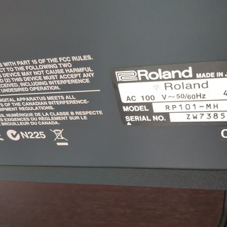 ローランド 電子ピアノ 椅子付 2008年製2008年製RP101-MH