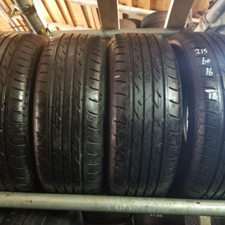 格安で綺麗な215/60/16 Bridgestone タイヤ交...