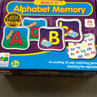アルファベット　マッチングカード　ゲーム　知育