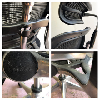 ⚫️人間工学⚫️エルゴヒューマン プロ、オットマン、 ステルスメッシュ、