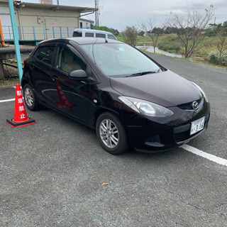 今日明日限定　難あり　車検残一年半　デミオ