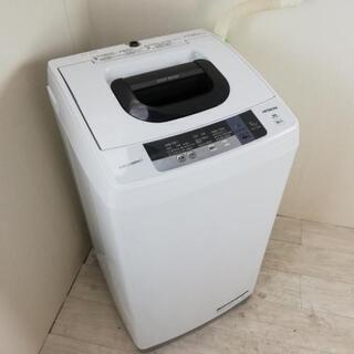 中古 高年式 風乾燥機能 洗濯機 スリム 日立 5.0kg ピュ...