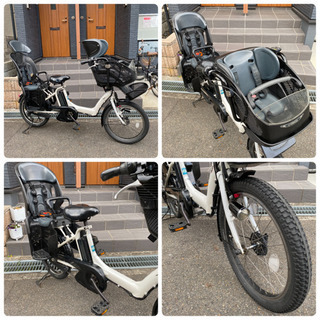完成❣️子供乗せ自転車 電動 3人乗り 整備済み❣️
