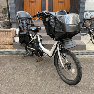 完成❣️子供乗せ自転車 電動 3人乗り 整備済み❣️
