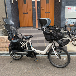 完成❣️子供乗せ自転車 電動 3人乗り 整備済み❣️