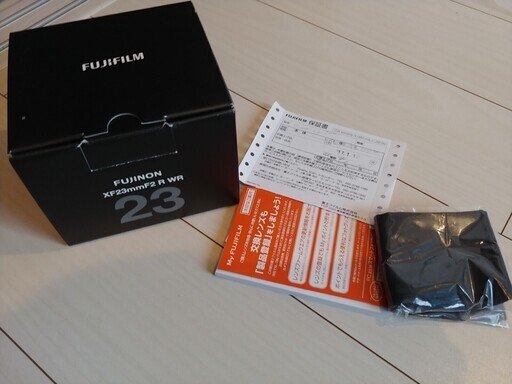 Fujifilm 富士フィルム　XF23mm F2 R WR