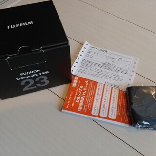 Fujifilm 富士フィルム　XF23mm F2 R WR