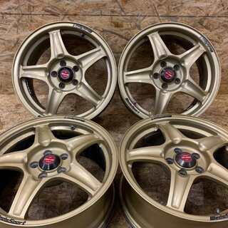 Weds Sport RS-5SS TSSC ウェッズ 社外ホイール 16インチ 4本 7J5HPCD100+45 軽量ホイール インプレッサ プリウス等　(VHJ57) クレジットカード QR決済可能