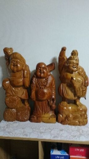 七福神の木彫り