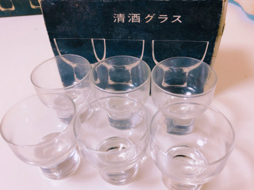 柳宗理デザイン佐々木硝子株式会社製の清酒グラス6個セット (かなぷよ ...