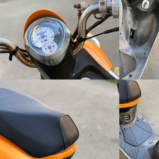 ♪格安小型♪SYM　UMI　100　100ｃｃ♪配達可/良質ＷＡＫＯＳ製品で清掃済み♪♪ ♪格安小型♪SYM UMI 100 100cc♪配達可/良質WAKOS製品で清掃