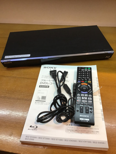SONY  ブルーレイディスク　DVDレコーダー　BDZ-EW500