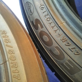 夏 2019年 4本 ヨコハマ 215/50R17【点検OK】人気の エコス ES31 低燃費 エコタイヤ【~90％富山】ECOS 中古 4本 17インチ 『富山市手渡しもＯＫ』