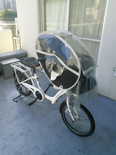 チャイルドシート付き自転車(チャイルドシートカバー付き)