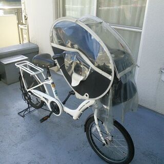 チャイルドシート付き自転車(チャイルドシートカバー付き)