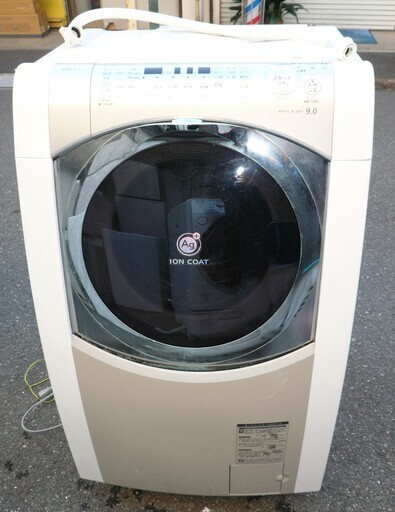 ☆シャープ SHARP ES-HG91F 9.0kg ドラム式洗濯乾燥機◆低騒音・低振動設計