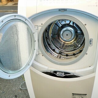 生活家電 ☆シャープ SHARP ES-HG91F 9.0kg ドラム式洗濯乾燥機◇低