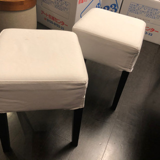 東京都江東区　IKEA椅子2脚セット(背もたれなし)