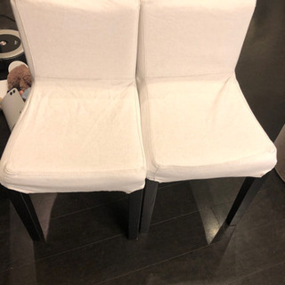 東京都江東区　IKEA椅子2脚セット (背もたれあり)