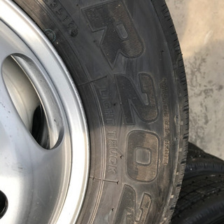 ブリヂストン　ほぼ新品　タイヤ+ホイール　195/85R15 113/111L 6本セット タイヤホイールセット 小型バン、トラック
