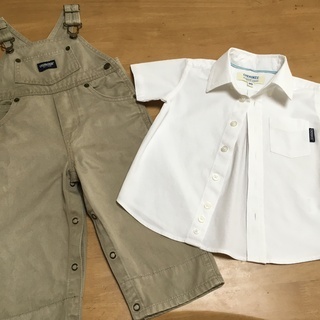 ロンパースとシャツのセット☆(80〜90サイズ)