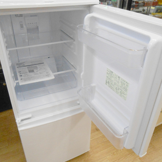 冷蔵庫 137L 2013年製 2ドア シャープ SJ-PD14X-N ゴールド系 つけかえ