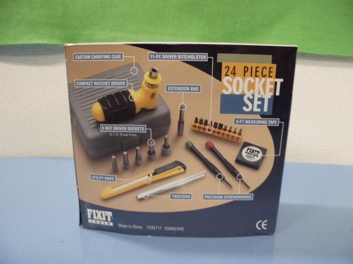 JM5249)お値下げ！工具 24PIECE SOCKET SET 【取りに来られる方限定】