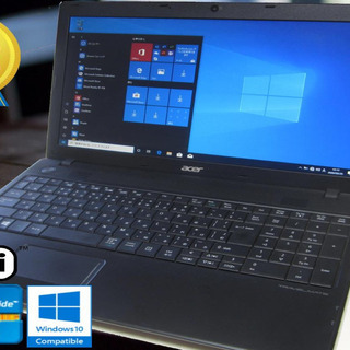 SSD換装済+高性能i5＋windows10】ノートPC 訳アリ大特価