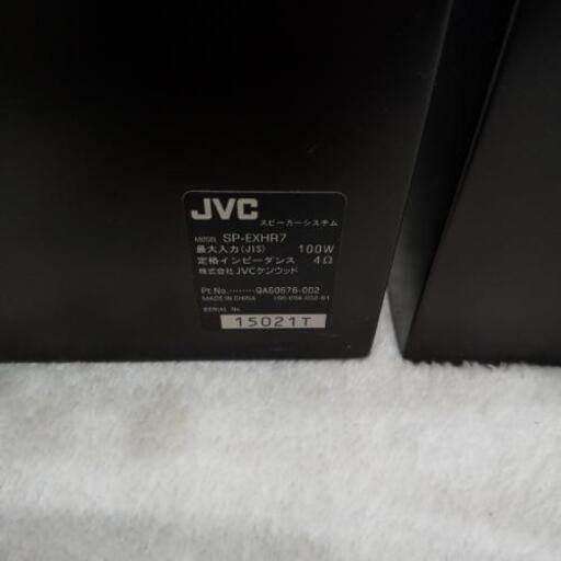 JVCケンウッド CA-EXHR7 + SP-EXHR7 システムコンポセット リモコン付き 通電・CD再生確認済み JVCケンウッド CA-EXHR7 + SP-EXHR7 システムコンポセット リモコン