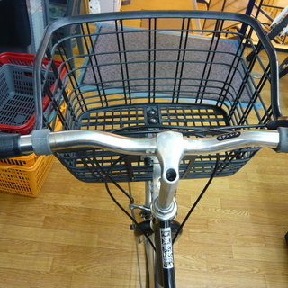 27インチ 自転車 3段変速付き シティーサイクル ママチャリ 黒 西岡店