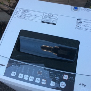 RKGSE-228】特価！ハイセンス/Hisense/5.5kg洗濯機/HW-E5502/中古/2019