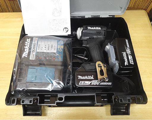 新品 マキタ 18V 6.0Ah 充電式インパクトドライバ TD171DRGX B ...