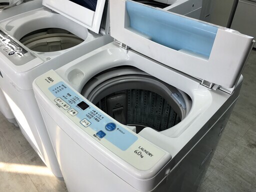 ＡＱＵＡ6.0K洗濯機　2015年製！！！分解クリーニング済み！！！