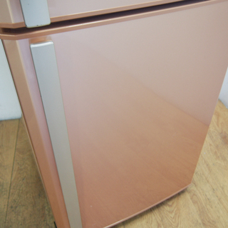 配達設置無料！ おしゃれピンクカラー 大きめ2ドア 256L 冷蔵庫 CL24