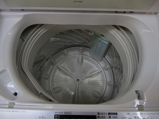 【販売終了しました。ありがとうございます。】Panasonic　5.0㎏　ステンレス槽　全自動洗濯機　NA-TF590　2012年製　中古品