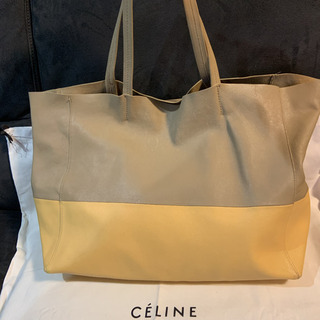 セリーヌ  CELINE  ホリゾンタル カバ  レザー トートバッグ